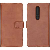 imoshion Luxuriöse Klapphülle Braun für Nokia 4.2