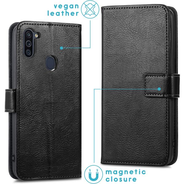 imoshion Luxuriöse Klapphülle Samsung Galaxy A11 / M11 - Schwarz