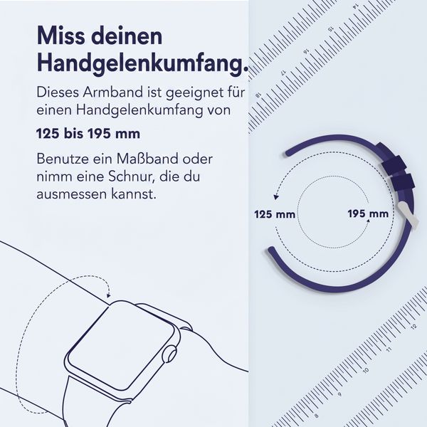 Apple Gewebtes Nylonarmband für Apple Watch | 38/40/41/42 mm - Red