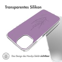 imoshion Design Hülle für das iPhone 14 - Floral Purple