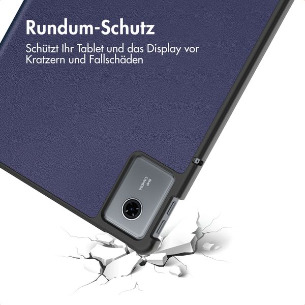 imoshion Trifold Klapphülle Lenovo Idea Tab - Dunkelblau