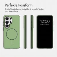 imoshion Color Backcover mit Thin MagSafe Ring Samsung Galaxy S26 Ultra - Dunkelgrün
