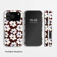 Selencia Vivid Back Cover Apple iPhone 17 Pro - Choco Flower Pop