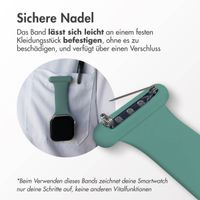 imoshion Pflegekräfte Silikonarmband für das  Apple Watch Series 1 t/m 9 / SE (38/40/41 mm) | Series 10 / 11 (42 mm) - Grün