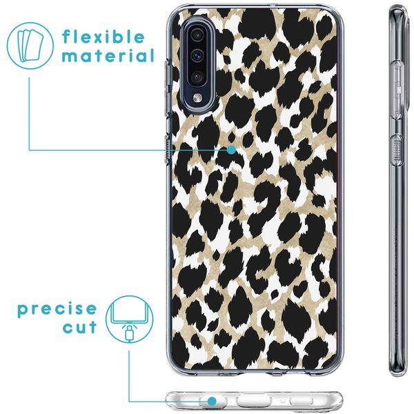 imoshion Design Hülle Samsung Galaxy A50 / A30s - Golden Leopard
