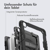 Accezz ﻿Robustes Back Cover mit Schultergurt Apple iPad Air 11 Zoll (2025) M3 / (2024) M2 - Schwarz