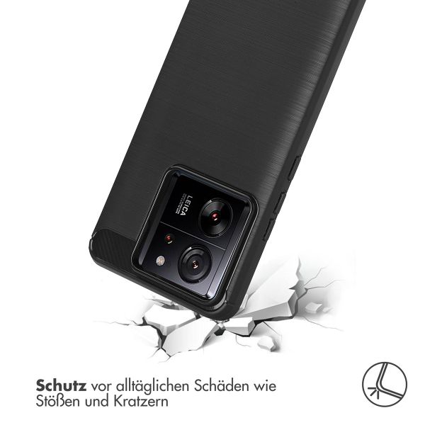 imoshion Brushed Back Cover Xiaomi 13T / 13T Pro - Schwarz