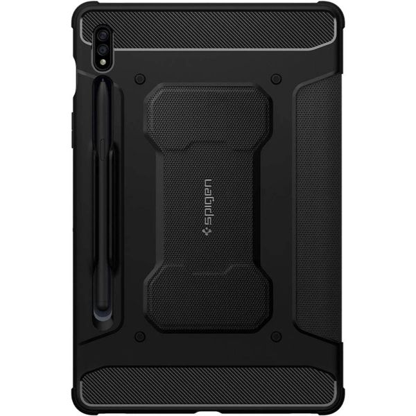 Spigen Rugged Armor Pro Klapphülle für das Samsung Galaxy Tab S8 / S7 - Schwarz