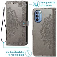 imoshion Mandala Klapphülle für das Motorola Moto G31 / G41 - Grau