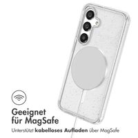 imoshion Sparkle Back Cover mit MagSafe Samsung Galaxy S25 - Glitzer Transparent