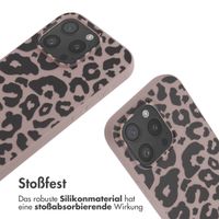 imoshion Silikonhülle design mit Band für das Apple iPhone 16 Pro - Animal Pink