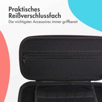 imoshion Schale Nintendo Switch 2 mit Reißverschlusstasche - Hülle Nintendo Switch 2 / Switch (OLED) mit Griff - Schwarz