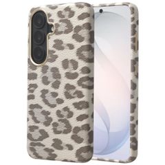 Selencia Sabi Backcover Leopardenmuster mit MagSafe Samsung Galaxy S26 - Soft Ivory