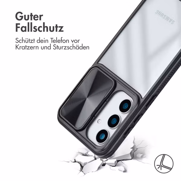 imoshion Back Cover mit Kameraschieber Samsung Galaxy S25 - Schwarz