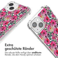 imoshion Design Hülle mit Band Apple iPhone 13 - Flower Water