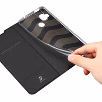Dux Ducis Slim TPU Klapphülle Schwarz für das Motorola One Hyper