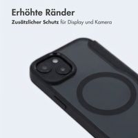 imoshion Transparente Bookcase mit MagSafe Apple iPhone 15 - Schwarz