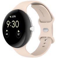 imoshion Silikonarmband für die Google Pixel Watch 3 - 45 mm - Größe S - Rosa