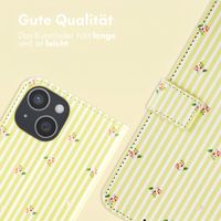 imoshion Design Klapphülle Apple iPhone 14 - Garden Stripes