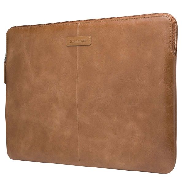 dbramante1928 Skagen Pro - Laptop Hülle 14 Zoll - Laptop Sleeve - Echtes Leder - MacBook Pro 14 Zoll - Tan