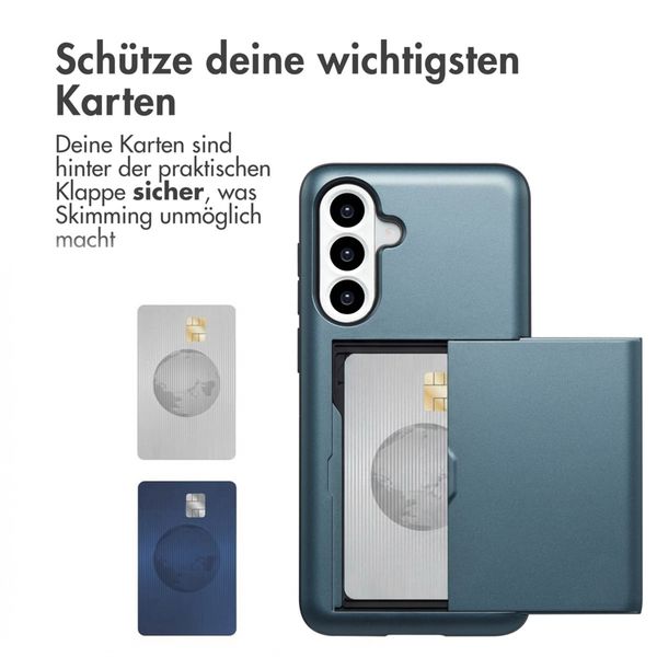 imoshion Backcover mit Kartenfach Samsung Galaxy A36 / A56 - Dunkelblau