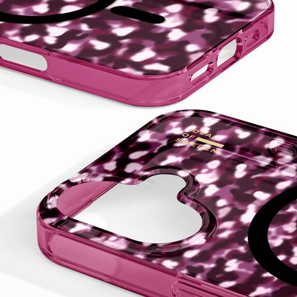 iDeal of Sweden Clear Case MagSafe Apple iPhone 16 - Cherry Crush