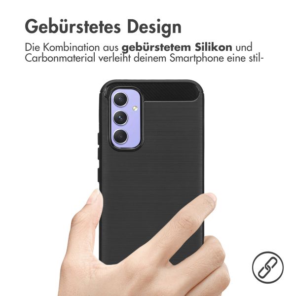 imoshion Brushed Back Cover für das Samsung Galaxy A54 (5G) - Schwarz