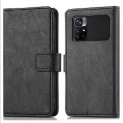 imoshion Luxuriöse Klapphülle Xiaomi Poco M4 Pro 5G - Schwarz