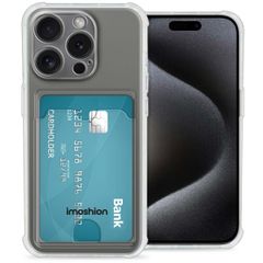 imoshion Soft Case Back Cover mit Kartenfach Apple iPhone 15 Pro - Transparent