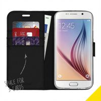 Accezz Wallet TPU Klapphülle Samsung Galaxy S6 - Schwarz