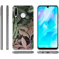 imoshion Design Hülle Huawei P30 Lite - Dschungel - Grün / Rosa