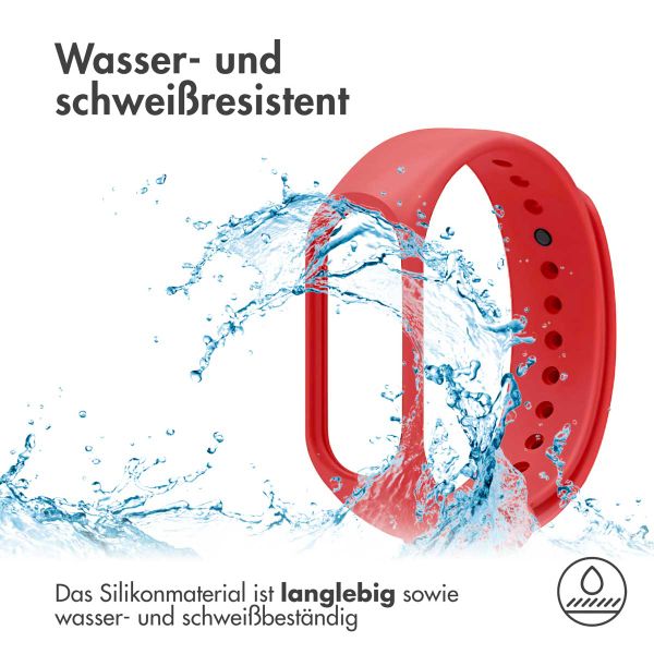 imoshion Silikonarmband für das Xiaomi Mi Band 3 / 4 - Rot