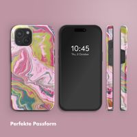 Selencia Vivid Rückabdeckung mit MagSafe Apple iPhone 15 - Marble Pink