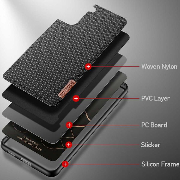 Dux Ducis Fino Backcover für das Samsung Galaxy S21 FE - Schwarz