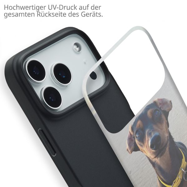 Gestalte deine eigene Gel Hülle Apple iPhone 17 Pro - Schwarz