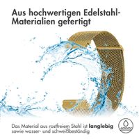 imoshion Mailändische Magnetarmband - 22-mm-Universalanschluss - Größe M - Gold