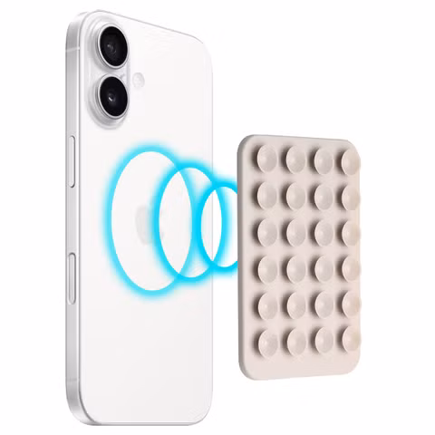 Selencia MagSafe-Saugnapf-Handyhalterung - Warm Grey