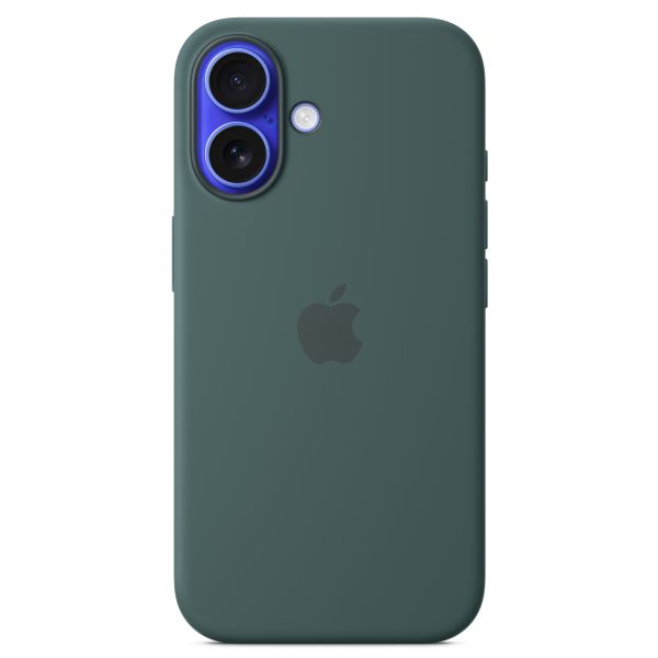 Apple Silikon-Case MagSafe für das Apple iPhone 16 - Lake Green