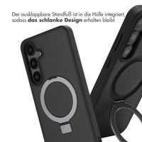 Accezz Ring Stand Backcover mit MagSafe Samsung Galaxy S24 Plus - Schwarz