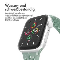 imoshion Sportarmband⁺ für das Apple Watch Series 1 bis 9 / SE (38/40/41 mm) | Series 10 / 11 (42 mm) - Größe M/L - Sage
