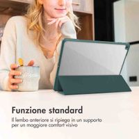 imoshion Trifold Hardcase Klapphülle Samsung Galaxy Tab S9 11.0 Zoll - Grün