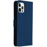 imoshion Entfernbare 2-1 Luxus Klapphülle Apple iPhone 12 (Pro) - Blau