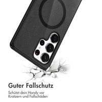 imoshion Sparkle Back Cover mit MagSafe für das Samsung Galaxy S24 Ultra - Glitzer Schwarz