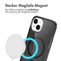 imoshion Sparkle Back Cover mit MagSafe Apple iPhone 14 - Glitter Schwarz