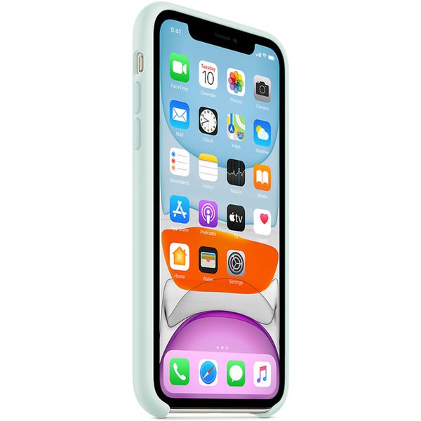 Apple Silikon-Case für das Apple iPhone 11 - Seafoam
