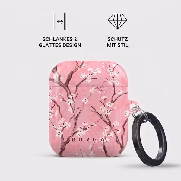 Burga Hardcase Hülle  Apple AirPods 1 / 2 - Sakura