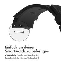 imoshion Silikonband für das OnePlus Watch 3 / 2 / 2R / Oppo Watch X2 / X - Schwarz