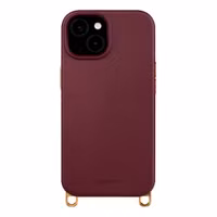 Selencia Rivièra Backcover mit MagSafe mit abnehmbaren Haken Apple iPhone 14 / 13 - Bold Burgundy