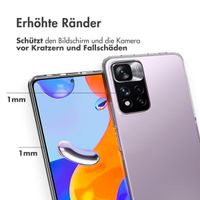 Accezz TPU Clear Cover für das Xiaomi Redmi Note 11 Pro - Transparent