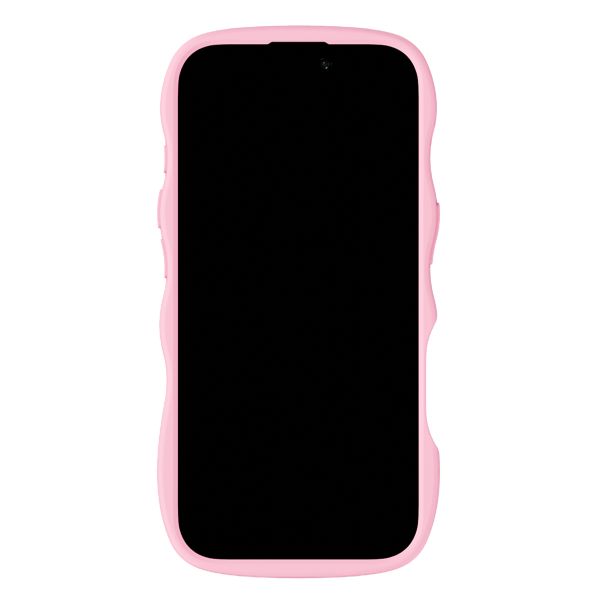 Holdit Wavy Case Apple iPhone 17 - Transparent / Pink